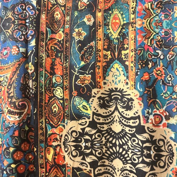 Fall paisley dress - Picture 3 of 5